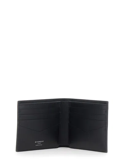 Givenchy Pebbled Leather Wallet In Black