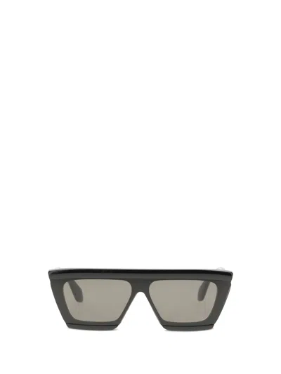 Alaïa Aa4e7010s001 Tapered Rectangular Acetate Mask Sunglasses In Black