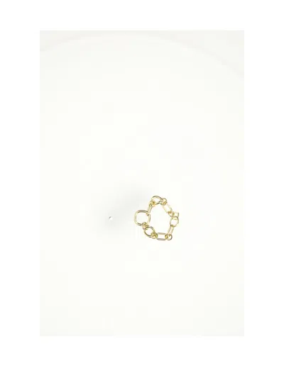 Celine Modern Thin Brooch In Gold
