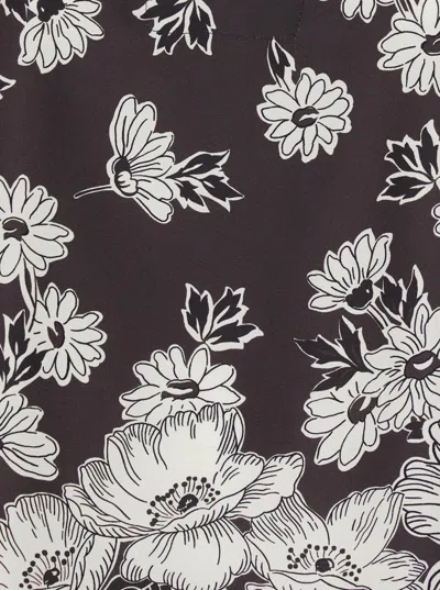 P.a.r.o.s.h . Floral-print Silk Blouse In Multi