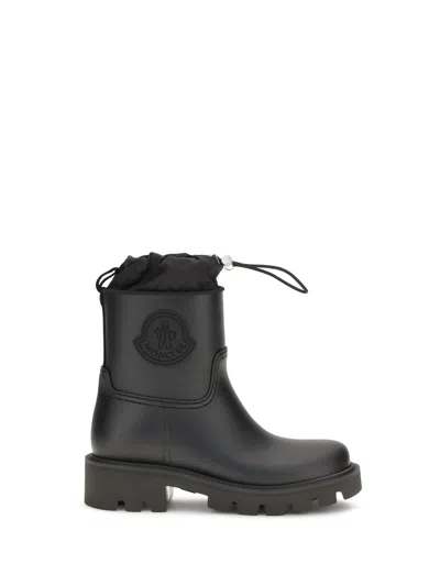 Moncler Kickstream Rain Boot In Black