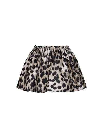 Givenchy Paris Mini Skirt In Multicolor