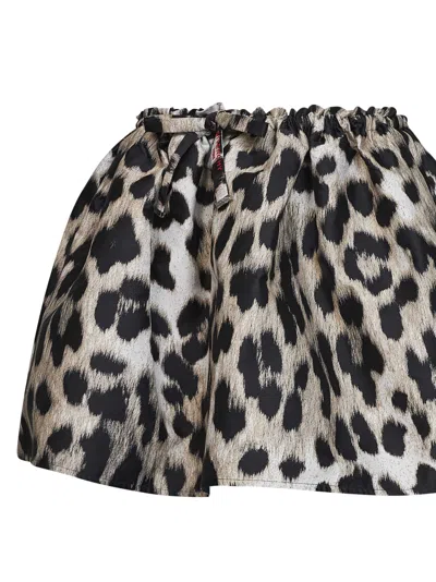 Givenchy Paris Mini Skirt In Multicolor