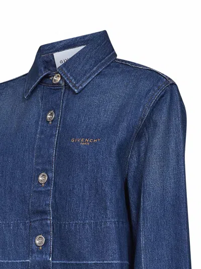 Givenchy Paris Shirt In Blue