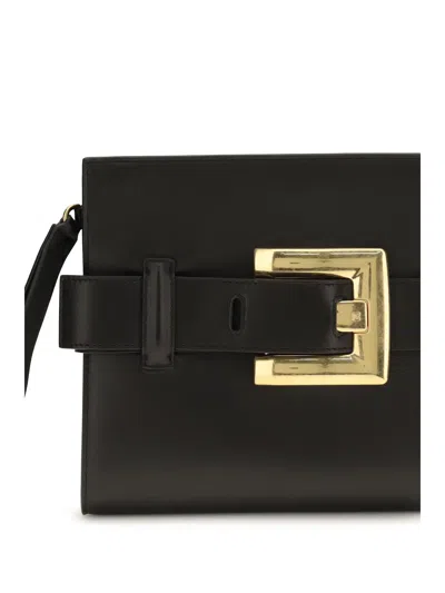 Balmain Anthem Clutch In Black