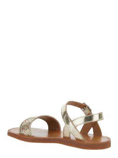 Pom D'api Sandal In Gold