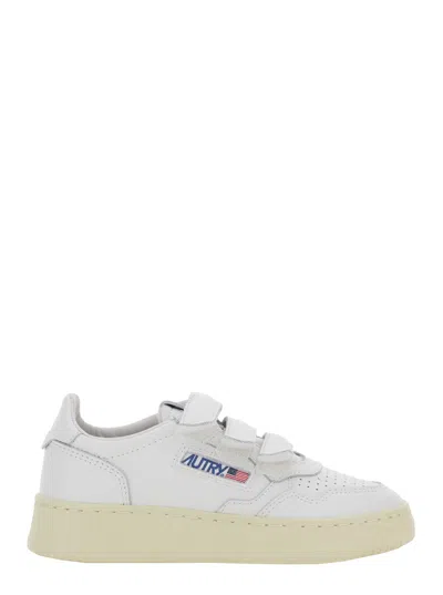 Autry Kidstripes Sneaker In White