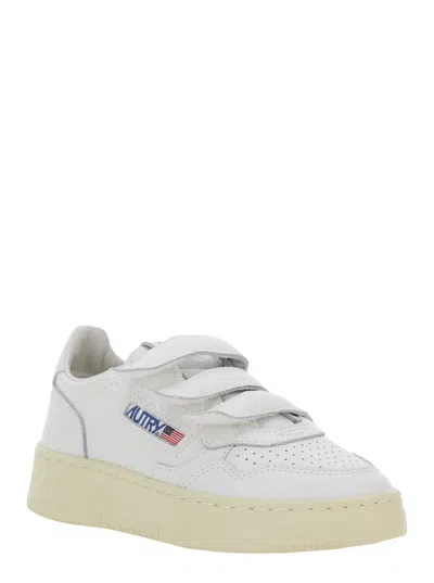 Autry Kidstripes Sneaker In White