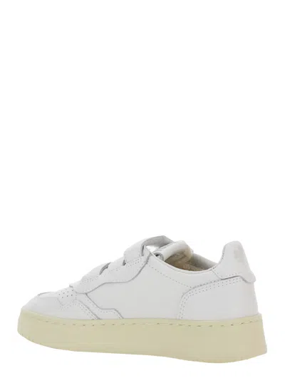Autry Kidstripes Sneaker In White