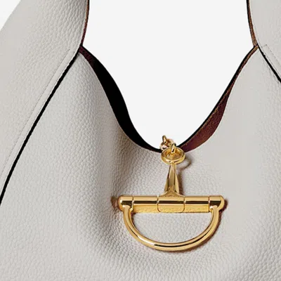 Gucci Softbit Maxi Shoulder Bag In White