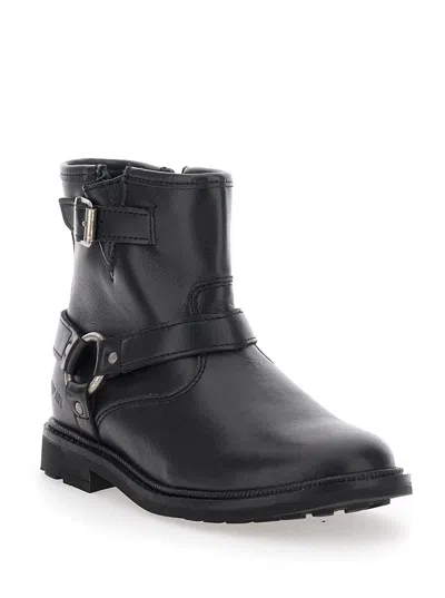 Pom D'api Ankle Boot In Black