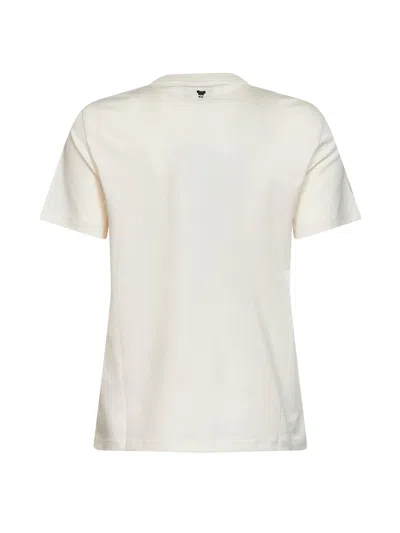 Weekend Max Mara Text-print Jersey Cotton T-shirt In Neutral