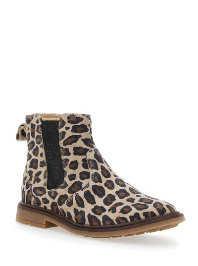 Pom D'api Leopard-print Rubber Ankle Boot In Multi