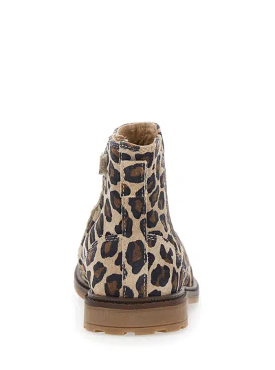 Pom D'api Leopard-print Rubber Ankle Boot In Multi