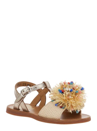 Pom D'api Sandal In Neutral