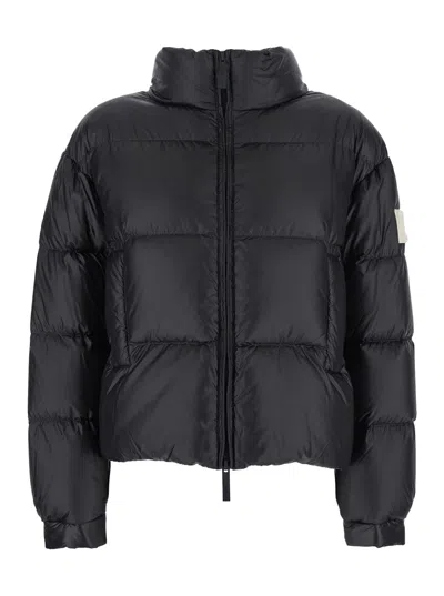 After Label Quilted Polyamide Down Jacket In Black