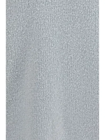 Rier Ribbed-knit V-neck Sweater In Blue