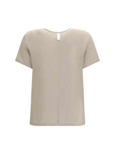 Max Mara T-shirt Pagano In Seta