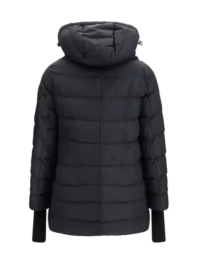 Herno Hooded Down Down Jacket In Black