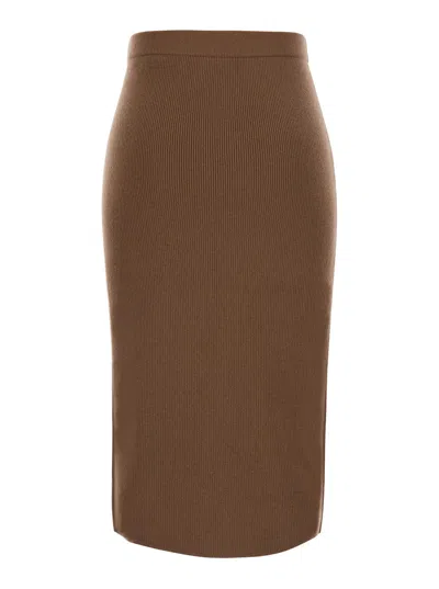 Max Mara Mstzucca Skirt In Brown