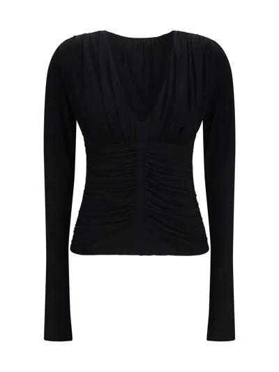 Max Mara Sportmax Blouse In Black