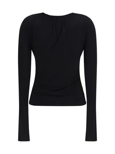 Max Mara Sportmax Blouse In Black