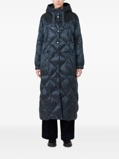Max Mara Mtcabete Down Jacket In Midnight Blue