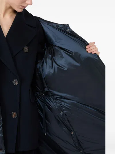 Max Mara Mtcabete Down Jacket In Midnight Blue
