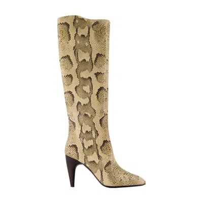 Isabel Marant Pointed-toe Tall Boots In White