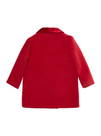Nanán Tech Fabric Coat In Red