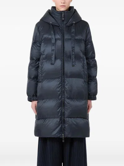 Max Mara Mtcmarte Down Jacket In Blue