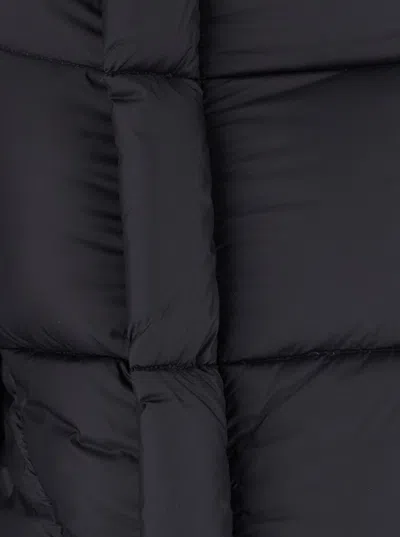 Rick Owens Down Jacket In Black