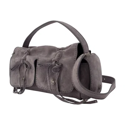 Acne Studios Multipocket S Shoulder Bag In Gray