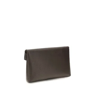 Saint Laurent Envelope Wallet In Brown