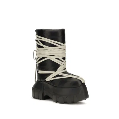 Rick Owens Boot In Black