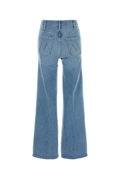 Mother Roller Jeans In Blue
