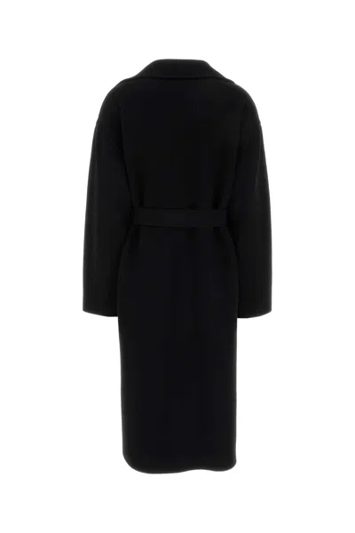The Row Ciara Coat In Black
