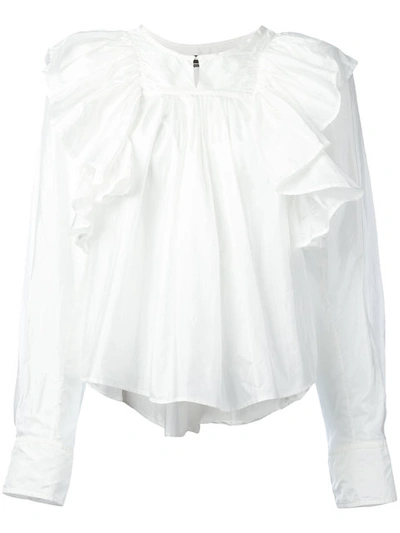 Shop Isabel Marant Arlington Blouse - White