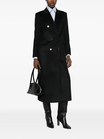 Max Mara Studio Coat In Black