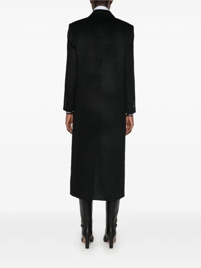 Max Mara Studio Coat In Black
