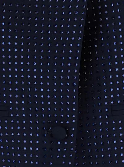 Pinko Tech Fabric Blazer In Blue