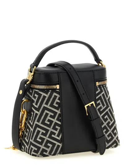 Balmain Top Handle Bag In Black