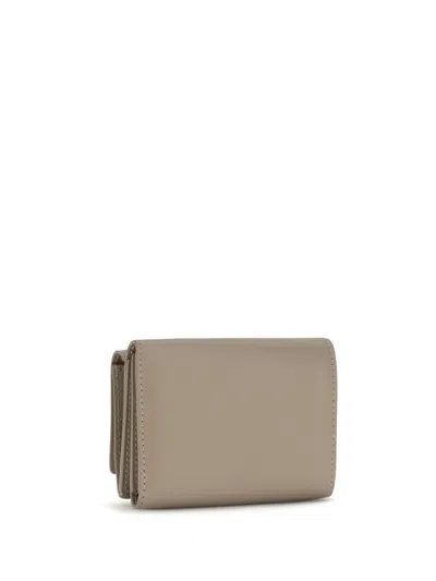 Fendi Ff Wallet In Gray