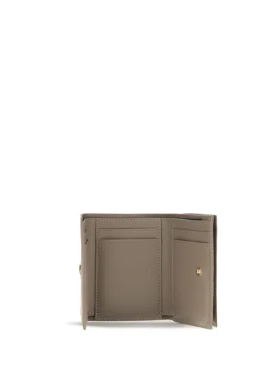 Fendi Ff Wallet In Gray