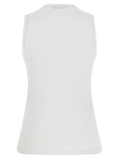 Balmain Paris Tank Top In White