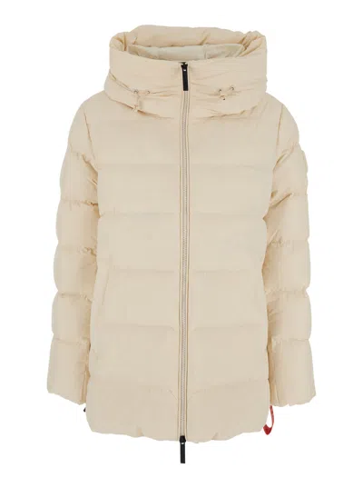 After Label Padded Single-breasted Coat In Brown