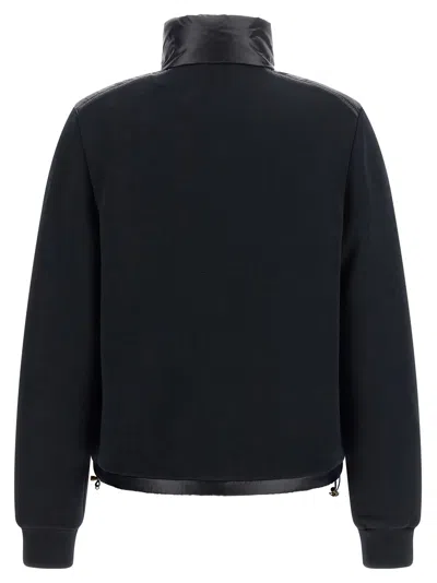 Moncler Quilted Polyamide Down Jacket In Black