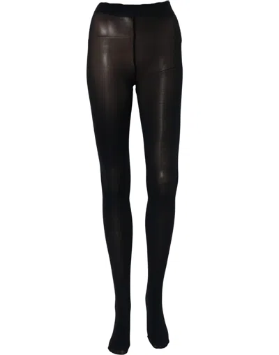 Dolce & Gabbana Nylon-elastane Tights In Navy