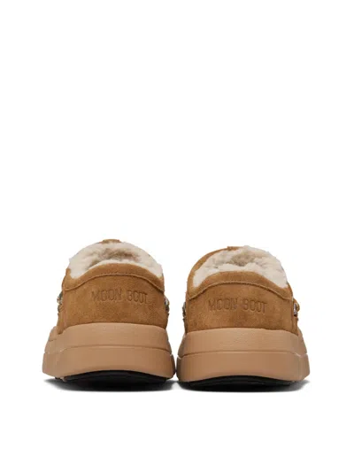 Moon Boot Park Sneaker In Brown