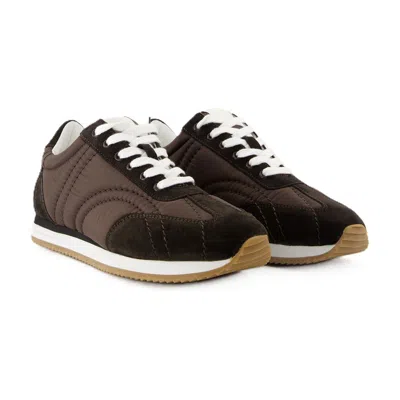Totême Toteme Recycled Polyester Sneaker In Brown